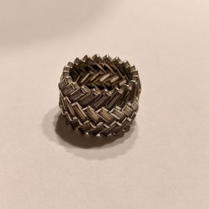 Silver and CZ Infinity Band